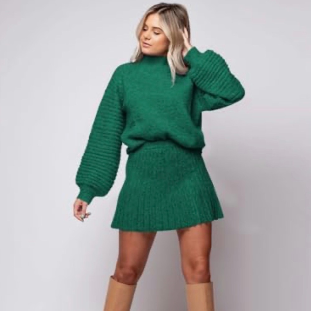 BRAND NEW- Never opened Two Piece- long sleeve top with matching skirt